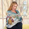 Baby Car Seat Canopy Covers Nursing Cover Stretchy Boys Girls Snow Winter Cottage Carrier Cover Breastfeeding Cover Breathable view 3