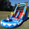 21FT Tropical Inflatable Water Slide for Kids Backyard, 100% PVC Commercial Water Slide with Pool, 980W Blower, Repair Kit 21x9x12ft, Heavy Duty Vinyl, Easy Set Up,Outdoor Birthday Party Wet/Dry view 1