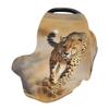Baby Car Seat Canopy Covers Nursing Cover Stretchy Boys Girls Running Cheetah Carrier Cover Breastfeeding Cover Breathable view 1