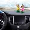 2Pcs Solar Bobble Head Figures Car Ornaments Hawaiian Solar Powered Toys Hula Girl Figure Statue for Car Office Desk Home Decor view 4