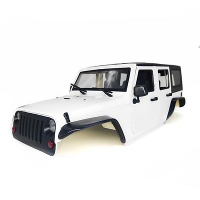 1/10 Jeep Hard Body Shell kit,Open Car Shell Kit 313mm Wheelbase for RC Crawler Car Axial SCX10 SCX10 II 90046 90047 RGT EX86100 (Plain Colour)
