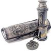 16 inches Antique Telescope/Spyglass Replica in Leather Box, Dollond London's, Hand Held Spy Glass, Sailor's Decor view 1