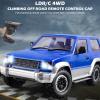 Hylukon Remote Control Car, 2.4Ghz 1:14 Scale 4WD Off Road Rock Crawler Vehicle with LDE Headlights, All Terrain 4-Channel Off-Road Remote Control Jeep Vehicle RTR Gift for Adults Teen view 2