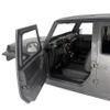 1/10 Jeep Hard Body Shell kit,Open Car Shell Kit 313mm Wheelbase for RC Crawler Car Axial SCX10 SCX10 II 90046 90047 RGT EX86100 (Grey) view 4