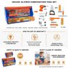 BPC Realistic 16-Piece Tool Set for Kids | Durable Construction Workshop Toy Set for Kids | Includes Drill, Saw, Hammer, Wrench, Bolts & More view 3