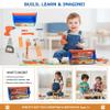 BPC Realistic 16-Piece Tool Set for Kids | Durable Construction Workshop Toy Set for Kids | Includes Drill, Saw, Hammer, Wrench, Bolts & More view 4