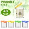 Halloscume 48 Pcs Insect Bug Viewer for Kids Magnifying Insect Box Bug Catcher Magnifier Container Critter Collection Kit Insect Cage Jar for Children Science Nature Exploration Tool view 2