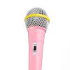 SASKATE 3.5mm Kids Wired Microphone, Low Distortion Portable Music Toy Singing Mic for Karaoke Family Party, Plastic Microphone Toy Indoor, Outdoor Use, Birthday Gift for Kids (Rose) view 2
