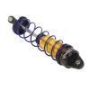 2pcs Aluminum Alloy Adjustable High Strength Oil RC Shock Absorber Damper with Plastic Spring Inside 1/10 RC Car 95mm for HSP HPI Redcat Arrma (Gold) view 2