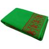 Samyuktha Handmade Bharatanatyam & Kuchipudi Dance Practice Cotton Saree (Green With Red Colour Extra Doll Border) view 1