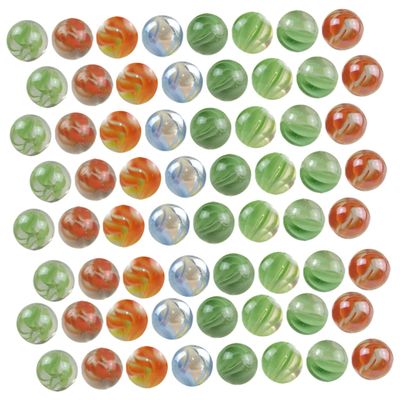 JOINPAYA 100pcs Glass Marbles for Boy Girl Decorative Aquarium Flower Pot Filler Fun Marbles Toy Lively Accent for Fish Tanks Versatile Decorative for Home