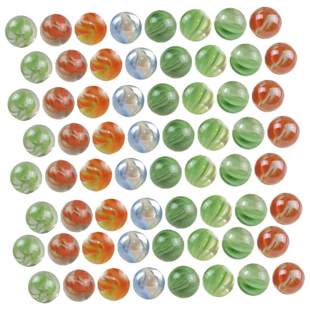 JOINPAYA 100pcs Glass Marbles for Boy Girl Decorative Aquarium Flower Pot Filler Fun Marbles Toy Lively Accent for Fish Tanks Versatile Decorative for Home