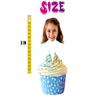 12 Pcs Personalized Photo Cupcake Toppers - Custom Faces & Pets view 2