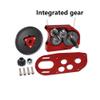 Compatible DIY Aluminum 2Low Overdrive Gearbox with Delrin Skid Spur Gear Compatible with 1/10 RC Crawler Cheater Rigs II(Purple Tray) view 4