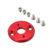 DUHWQ 1/12 Scale Metal Motor Bracket with Motor Pinion Gears and Gearbox Transmission Set Compatible with MN78 MN82 Upgrade Parts(RED) view 1