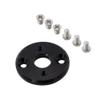 DUHWQ 1/12 Scale Metal Motor Bracket with Motor Pinion Gears and Gearbox Transmission Set Compatible with MN78 MN82 Upgrade Parts(Black) view 1