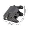 62g Ultralight Dual Motor Transmission 48Pitch for Over-Drive for Dig Tiny Gearbox for 1/10 RC Crawler for LCG(Silver) view 3