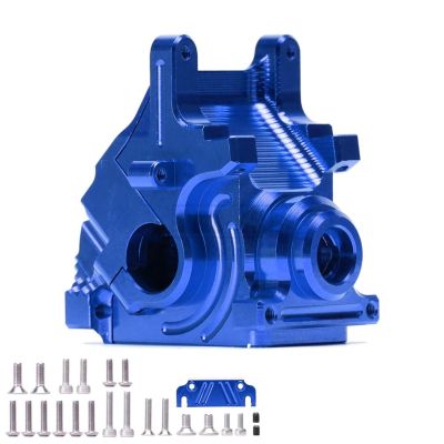 Aluminium Alloy AR310854 Differential Gearbox Gear Case Set Upgrade Parts for RC Car for ARR-MA 1/8 for KRA-ton for Sen-ton 1/7(Blue)