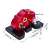 Adjustable Gearbox OD-3 Overdrive Transmission CNC Lightweight Gearbox for 1/10 Car Axial SCX10 II Pro for LCG Chassis Straight Axl(Black) view 2