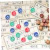 ibasenice 49pcs Bingo Game Balls Lottery Balls Lottery Game Party Activity Props Compact Portable view 3