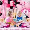 Pink Mouse Balloon, Pink 1 Balloon Number 40 Inch, Bow Balloons for Cartoon Mouse Birthday Decorations, One Balloons for 1st Birthday Decorations Girl view 3