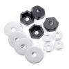 4Pack MORFUM 12mm to 17mm Metal Wheel Hex Adapter Drive Hub Adaptor Converter Compatible with 1/8 Typhon/Kraton/Outcast/Notorious RC Big Rock Crawler Off Road Monster Truck Upgrade Part view 2