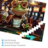 CDSASHCA 500 Pcs Pieces of Vibrant Puzzles,Frogs and Poker,Whimsical Wooden Puzzles,Suitable for Puzzle Lovers to Relax and Display,Decompress Entertainment Games,Enjoy The Fun of Solving Puzzles view 3