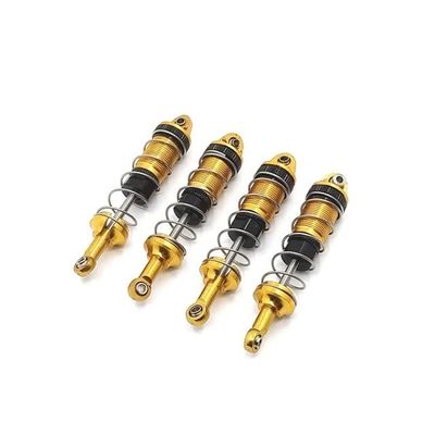 Metal Upgrade Modification External Spring Shock Absorber for MN 1/12 MN86 MN86S G500 RC Car Parts(Yellow)