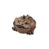 Creative Pet Teapot Tree Bark Golden Toad Purple Sand Desk Ornaments for Pets Tea Set Tea Tray Tea Game Statue Fully Made view 1