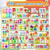 Pistroy 139 Pack Prefilled Easter Eggs with Toys Inside, Plastic Eggs Fillers Basket Stuffers Easter Eggs Hunt Games Party Favors Save Time Gifts view 2