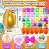 Pistroy 139 Pack Prefilled Easter Eggs with Toys Inside, Plastic Eggs Fillers Basket Stuffers Easter Eggs Hunt Games Party Favors Save Time Gifts view 3