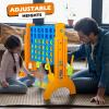 Ayeboovi Giant 4-in-A-Row, Jumbo Connect Game with Adjustable Height, Yard Game for Kids and Adults, 4-to-Score Family Game with Mesh Pocket view 4
