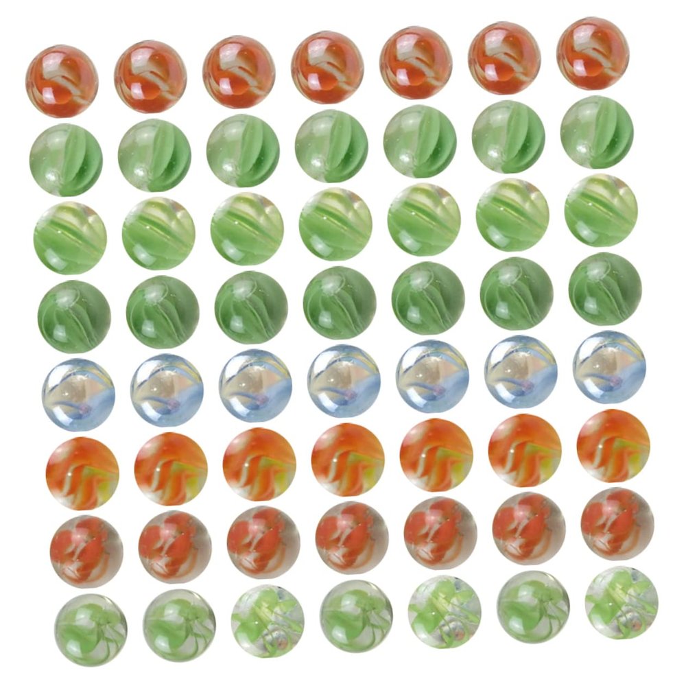 TOYANDONA 100pcs Glass Marbles for Boy Girl Decor Fish Tank Ornaments Fun Decorative for Ages Unique Patterns for Flower Pots