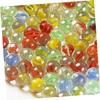 TOYANDONA 100pcs Glass Marbles for Boy Girl Decor Fish Tank Ornaments Fun Decorative for Ages Unique Patterns for Flower Pots view 3