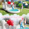 White Bounce House Toddler House, Bouncy House for Kids 3-6 Mini Bouncer, Indoor Outdoor Inflatable Bounce House for Kids and Adults view 4