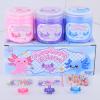 3 Pack Axolotl Butter Slime, Slime Kit with Pink, Blue, Purple Axolotl Charms, Soft and Stretchy, Slime Party Favor for Girls & Boys, Classroom Rewards, Birthday Gifts for Kids view 3