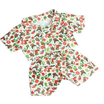 Holiday Pajamas for 16-Inch Plush Toys - Cozy Christmas PJ Outfit, Perfect for Kids, Collectors, Holiday Decor, and Stuffed Animal Gifts