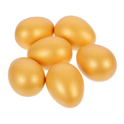 BESTonZON 18pcs Wooden Easter Eggs Natural Decorative Party Favors for Boys and Girls Crafts and Festive Decor Your Easter Celebration Safe and Fun Decorations