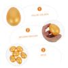 BESTonZON 18pcs Wooden Easter Eggs Natural Decorative Party Favors for Boys and Girls Crafts and Festive Decor Your Easter Celebration Safe and Fun Decorations view 3