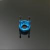 CNC Aluminum Motor Mount for Tamiya TA01 TA02 TA02T Upgrade Replacement Part (Blue) view 3