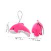 GALPADA 4pcs Mini Dolphin Plush Charm Pendant Cute Stuffed Animal Backpack Decoration for Girls Parties and Gifting view 2