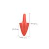 NUOBESTY 100pcs Carrot Nose for Snowman Crafts Sturdy Decorations for Projects Family Fun and Holiday Party Supplies Crafting Accessory for Unique Snowman Creations view 2