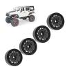 1.9 Inch Carbon Fiber Wheels Rim, 59mm Diameter RC Beadlock Rims for Crawling 1/10 RC car SCX10 RR10 (Black) view 2