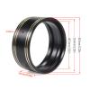 2PCS 1.9in Beadlock Wheel Rings with Hole Tire Lock Ring Replacement for Axial SCX10 II 90046 1/10 RC Crawler (Black) view 2