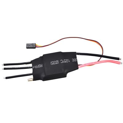 60A Brushless ESC, Water Cooling Electric Speed Controller with 5V/3A UBEC for RC Boat Model