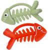 2PCS Baby Teething Toys, Fish Baby Teether Olive & Coral Babies 0-3-6-12-18 Months-USA Patent Pending view 1
