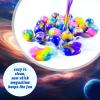 Valentines Slime Party Favors,24 Pack Galaxy Slime Balls-Stretchy, Non-Sticky, Mess-Free for Kids, Stress Relief,Halloween&Christmas Slime,Classroom Rewards view 3