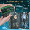 BQLXBABLT Tarot Cards with Guide Book for Beginners Original Unique Pretty Tarot Oracle Deck Set with Guidebook Standard Size 78 Cards view 2