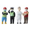 3X Tiny Miniature People Figures Handpainted Scenery Decor view 3