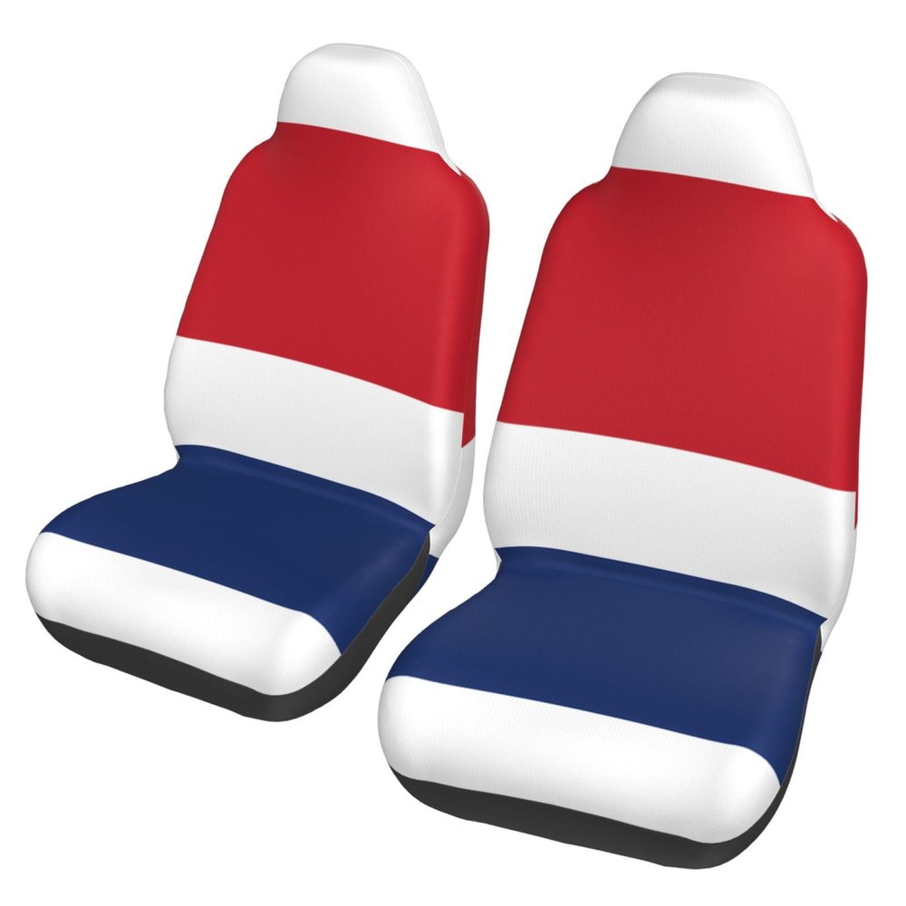 WBQLSL Dutch Flag Car Seat Covers, Car Seat Protectors (2 Pack), Protect Sedan, SUV, Truck, Van, Bus, Ferry Seats Cleaner